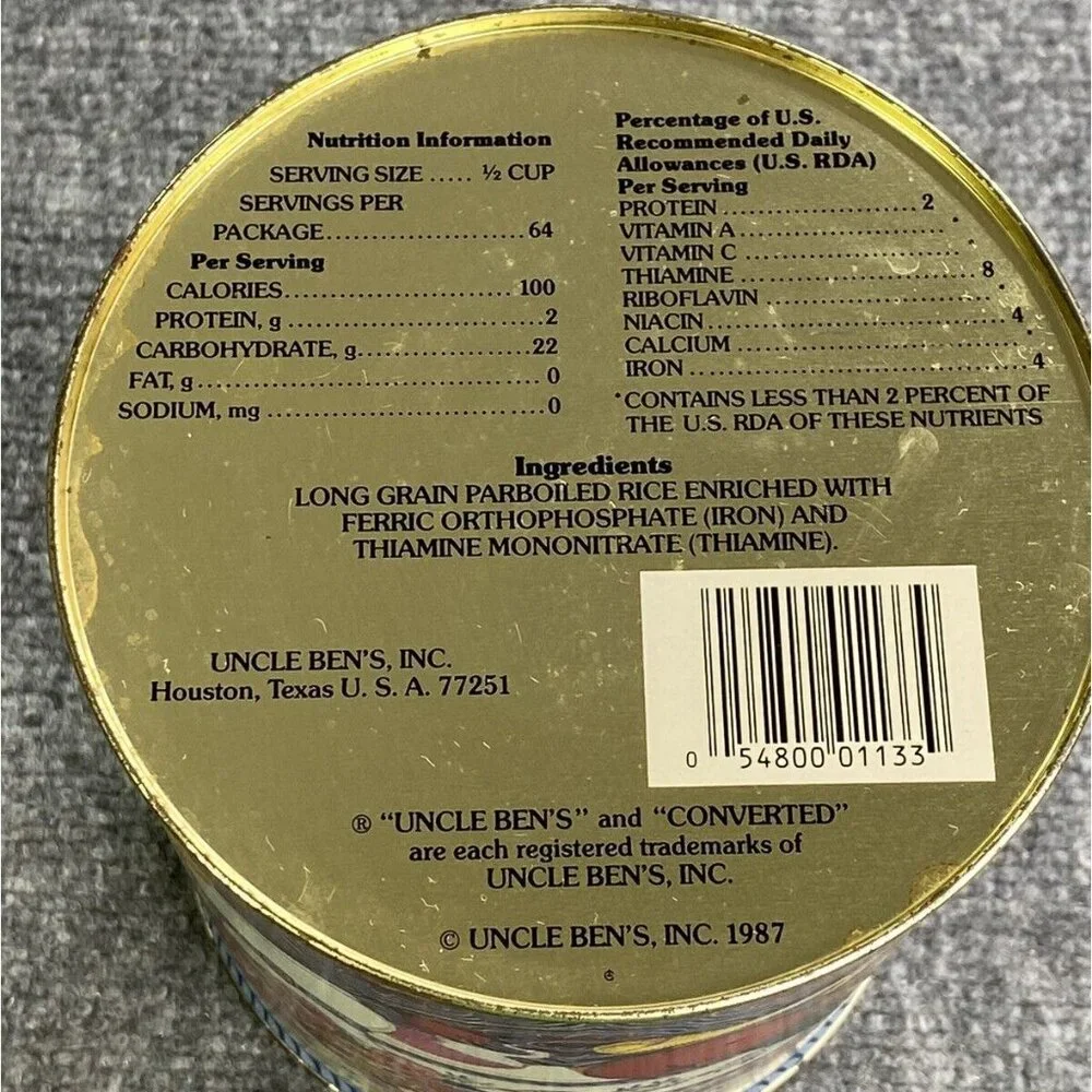 Uncle Ben,s Converted Rice vintage uncle